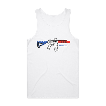 Red, White & Pew Tank Top