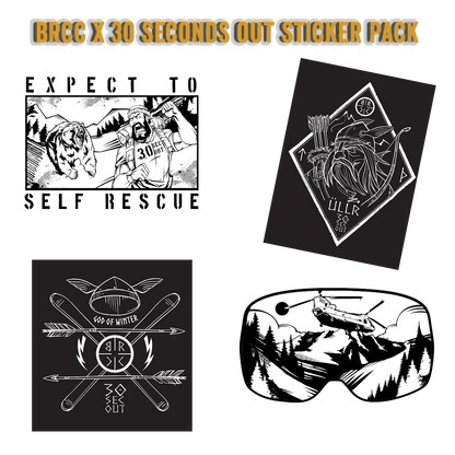 30 Seconds Out x BRCC Sticker Pack 64